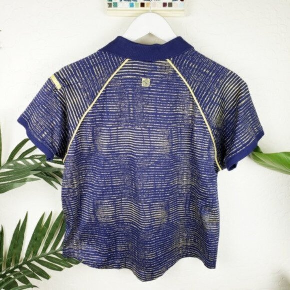 Vintage Jamie Sadock Golf Workout Performance Sport Top Front Zipper M - Picture 4 of 8